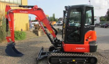 MINI PELLE KUBOTA KX 037-4 SUR CHENILLES